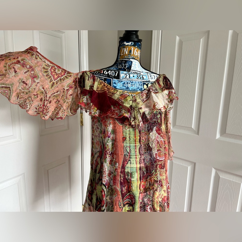 NWT Etro Boho Blouse paisley size 42